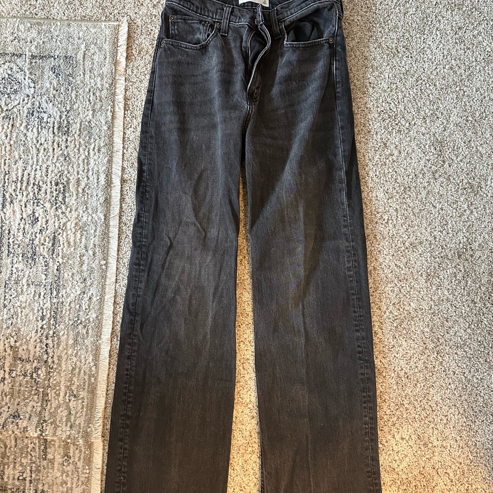 Abercrombie & Fitch Women’s Ultra High Rise 90s Straight Leg Jeans